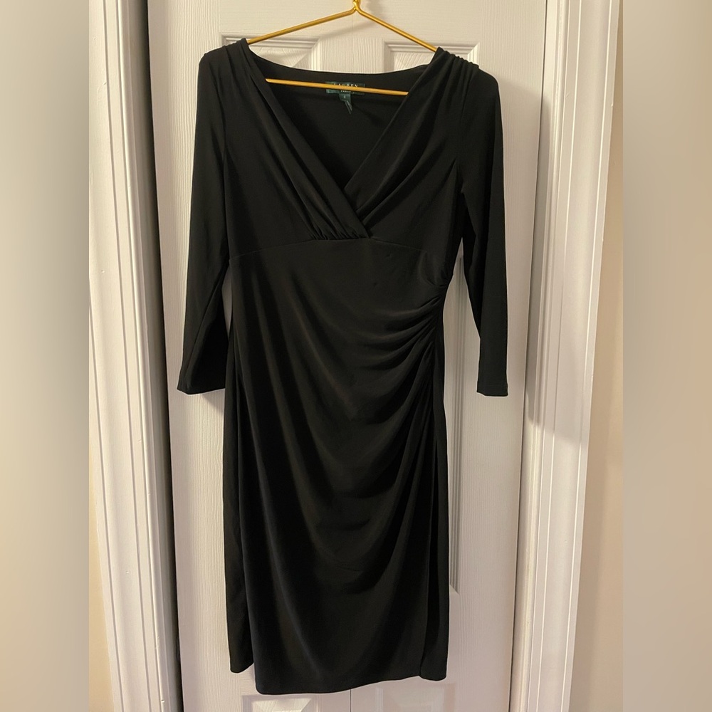 Ralph Lauren Black Long Sleeve Dress